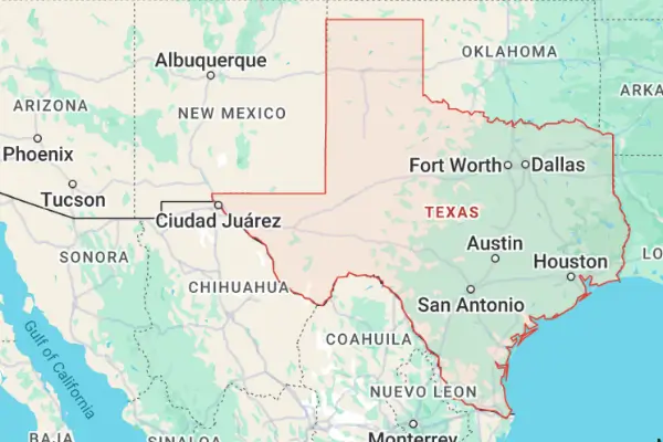 DFW Service Area Map